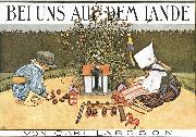 Carl Larsson Bei uns auf dem Lande oil painting